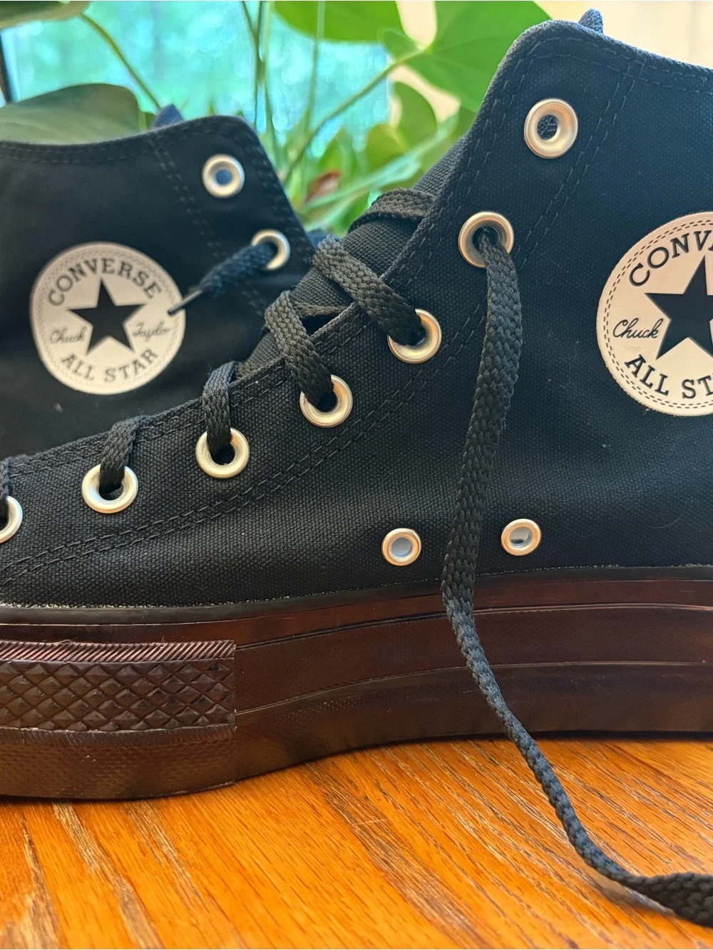 Converse Chuck Taylor All Star High Top Black Women Size 9 Canvas READ